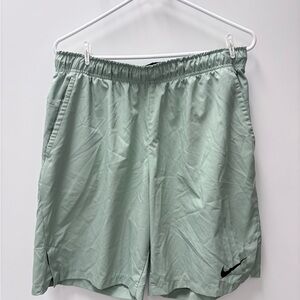 Nike Sz L Men's Mint Green Athletic Shorts